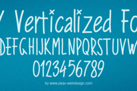 PWVerticalized Font