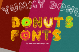 PW Yummy Donuts Font