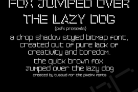 PXFXshadow Font