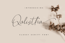 Qalistha Font