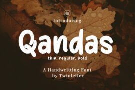 Qandas Personal use Font Family