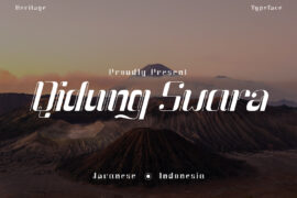 Qidung Swara Demo Font Family
