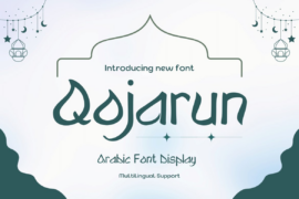 Qojarun personal use Font