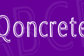 Qoncrete Font