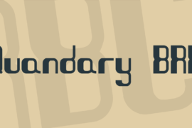 Quandary BRK Font