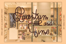 Quantum And Time Font