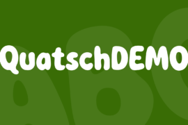 QuatschDEMO Font