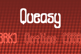 Queasy Font Family