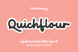 Quichflour Demo Font