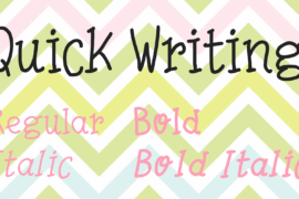 Quick Writing Font Family