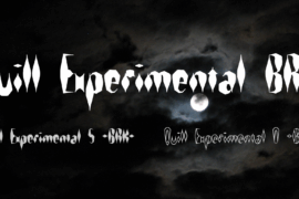 Quill Experimental BRK Font Family