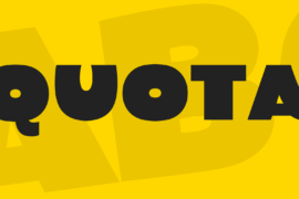 Quota Font