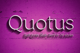 Quotus Font Family