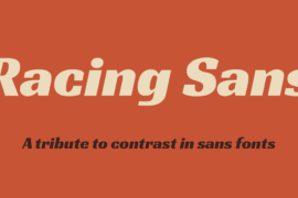Racing Sans One Font