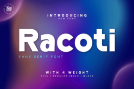 Racoti Personal Use Font Family