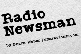 Radio Newsman Font