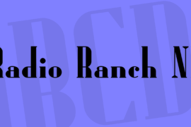 Radio Ranch NF Font