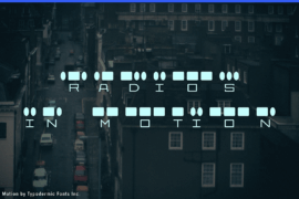 Radios in Motion Font Family
