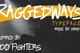 Raggedways Font
