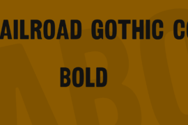 Railroad Gothic CC Font