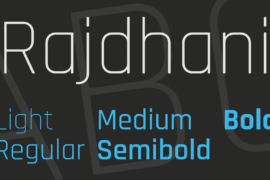 Rajdhani Font Family