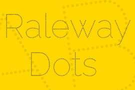Raleway Dots Font