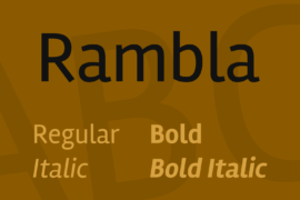 Rambla Font Family