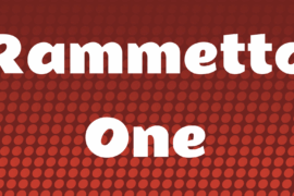 Rammetto One Font
