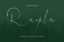 Raqila Demo Font