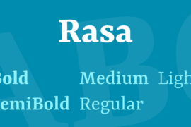 Rasa Font Family
