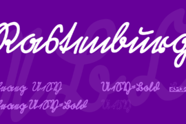 Rastenburg Font Family