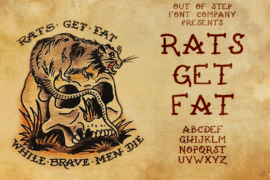 Rats Get Fat Font