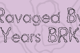 Ravaged By Years BRK Font