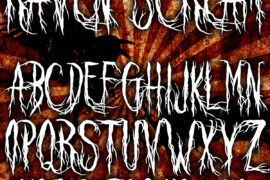 Raven Scream Font