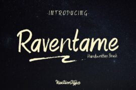 Raventame Free Version Font