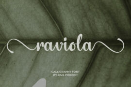 Raviola Demo Font