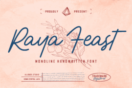 Raya Feast Demo Font