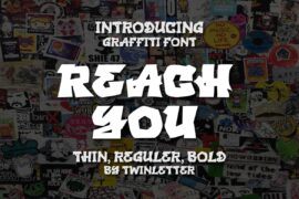 REACH YOU Font Family