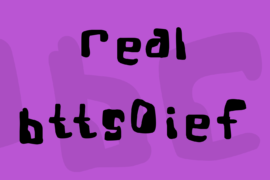 Real Bttsoief Font