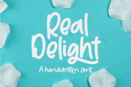 Real Delight Font