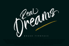 Real Dreams Personal Use Font