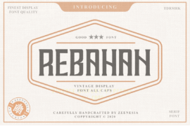 REBAHAN Font