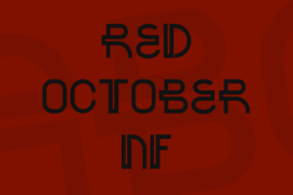 Red October NF Font