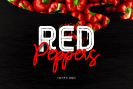 RED Peppers Font Family