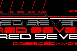 Red Seven Font