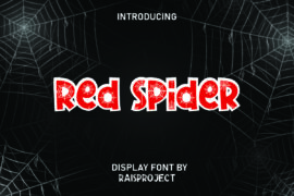 Red Spider Demo Font