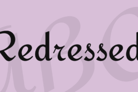 Redressed Font