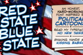 RedStateBlueState BB Font Family