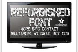 refurbished Font