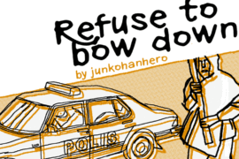 Refuse to bow down Font
